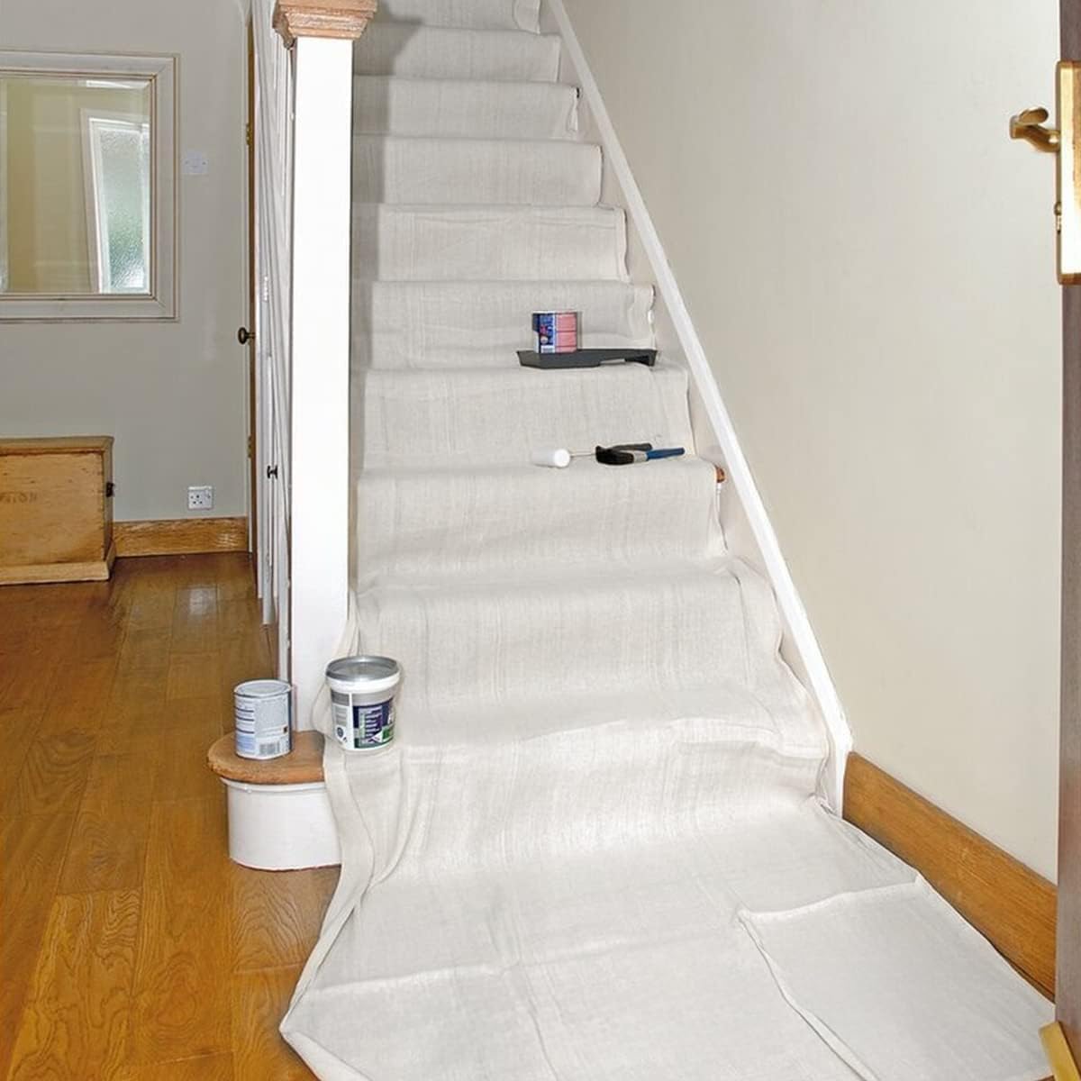 Staircase Cotton Dust Sheets